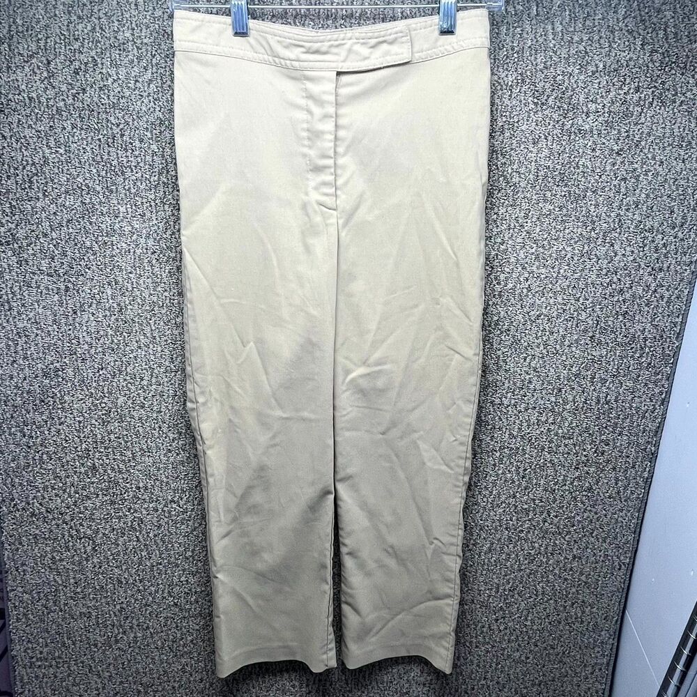 La Belle Dress Pants Womens 1 Beige Stretch Straight Leg Business Office Work US